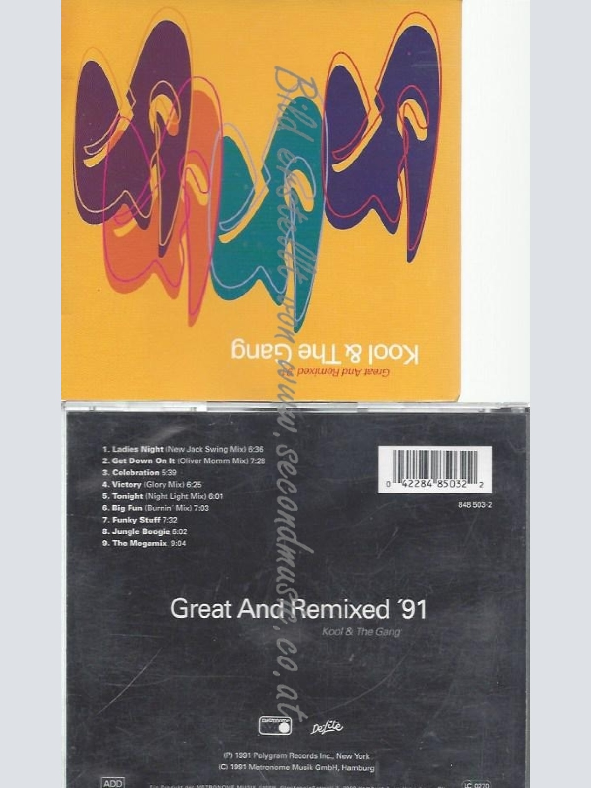 CD--KOOL & THE GANG--GREAT AND REMIXED '91