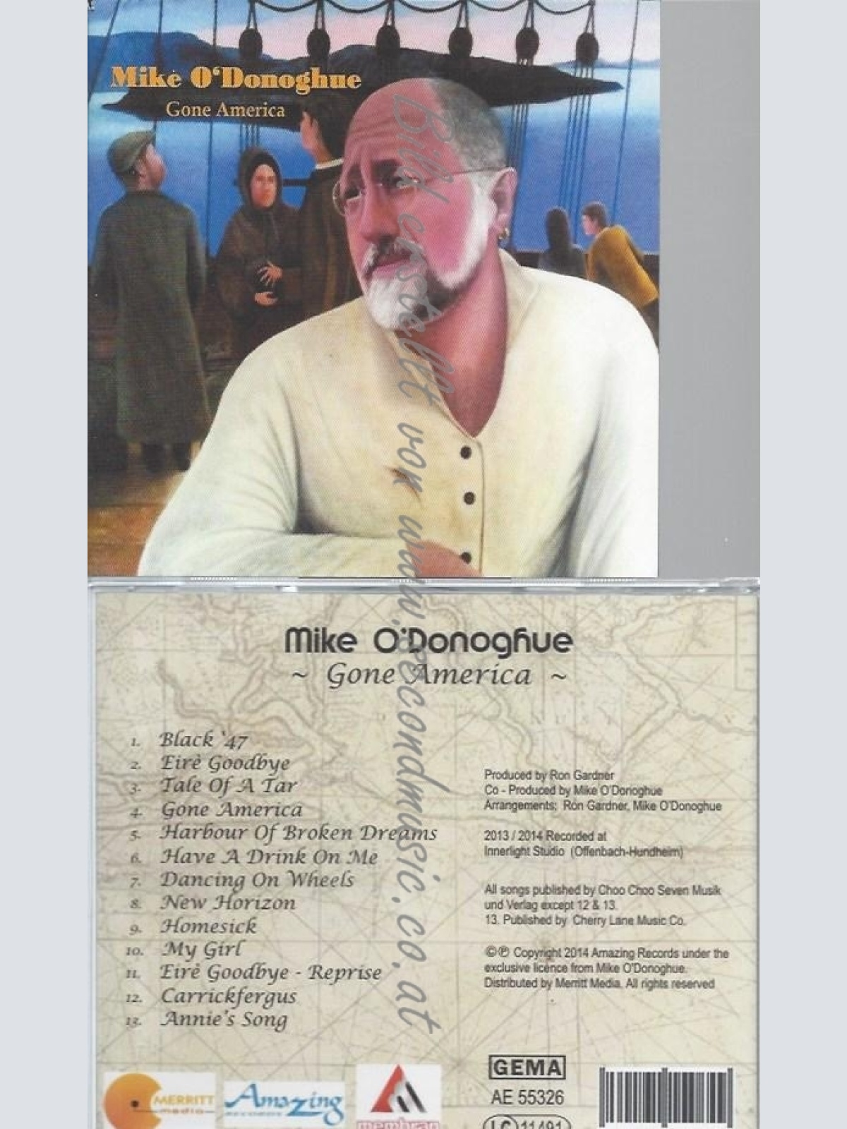CD--MIKE O'DONOGHUE--GONE AMERICA