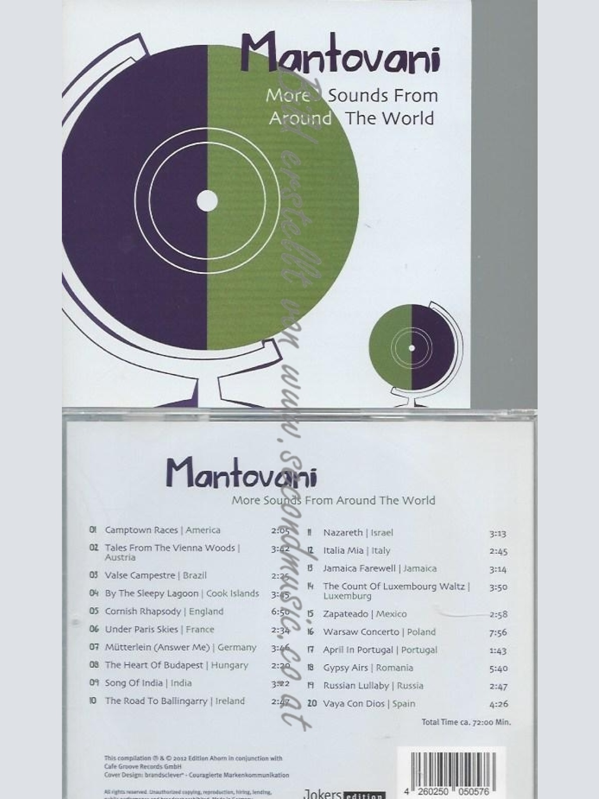 CD--MANTOVANI--MORE SOUNDS FROM AROUND THE WORLD