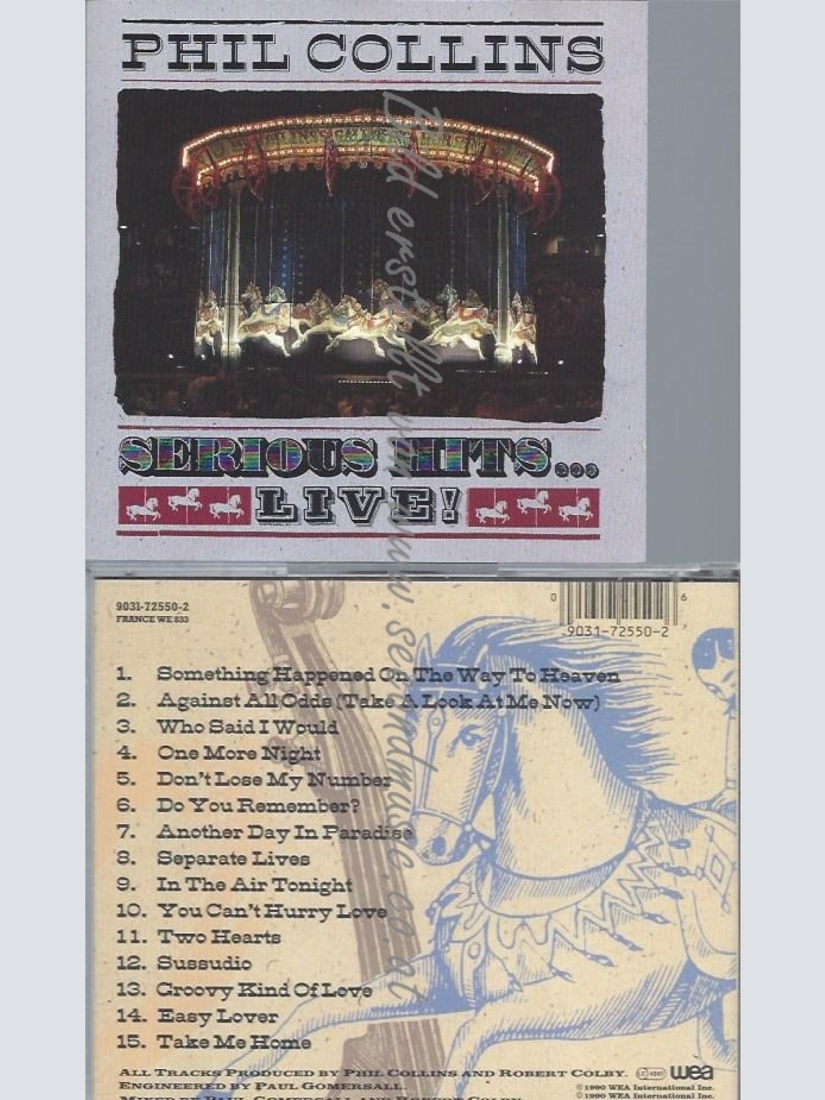 CD--PHIL COLLINS--SERIOUS HITS...LIVE!
