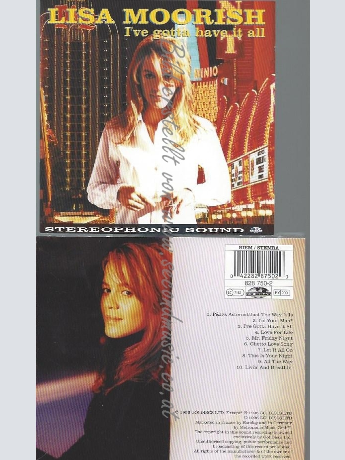 CD--MOORISH,LISA--I'VE GOTTA HAVE IT ALL