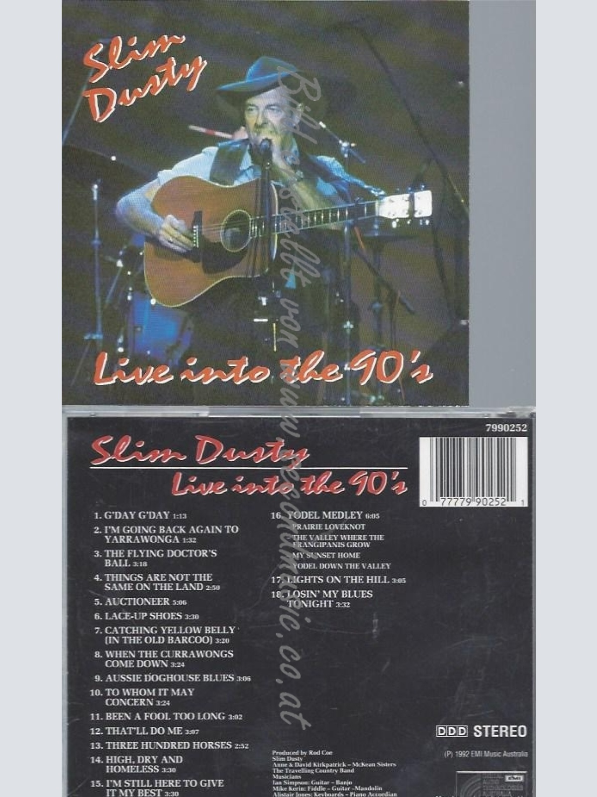 CD--SLIM DUSTY--LIVE IN THE 90'S | IMPORT