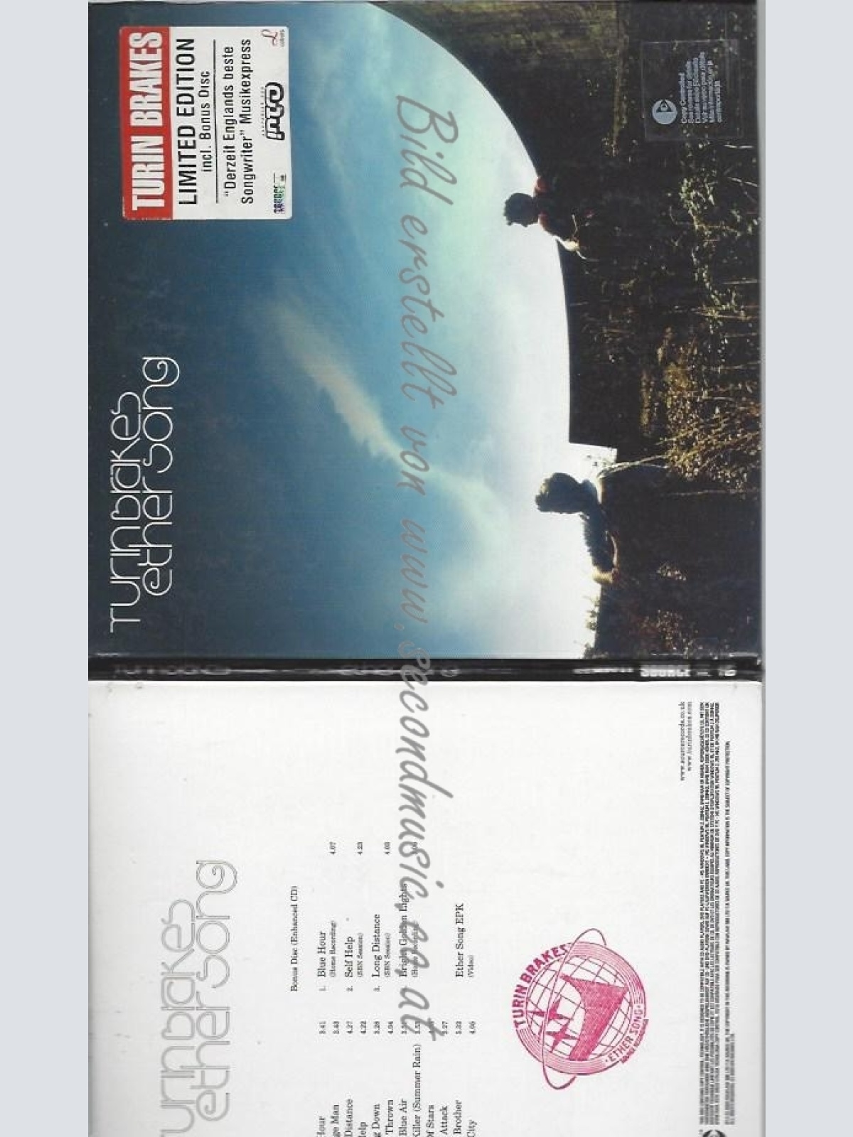 CD--TURIN BRAKES--ETHER SONG LTD | DOPPEL-CD