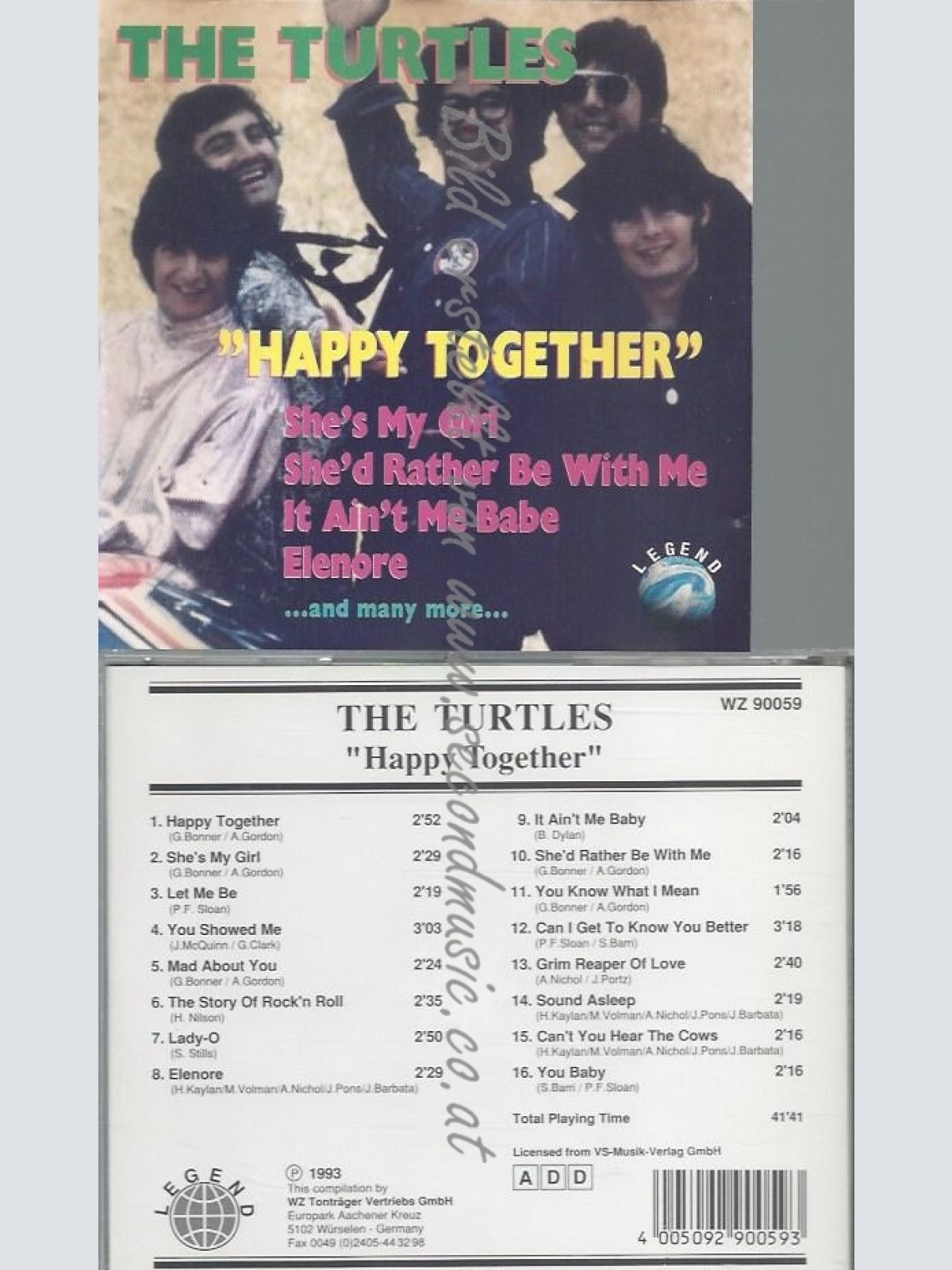 CD--THE TURTLES--HAPPY TOGETHER