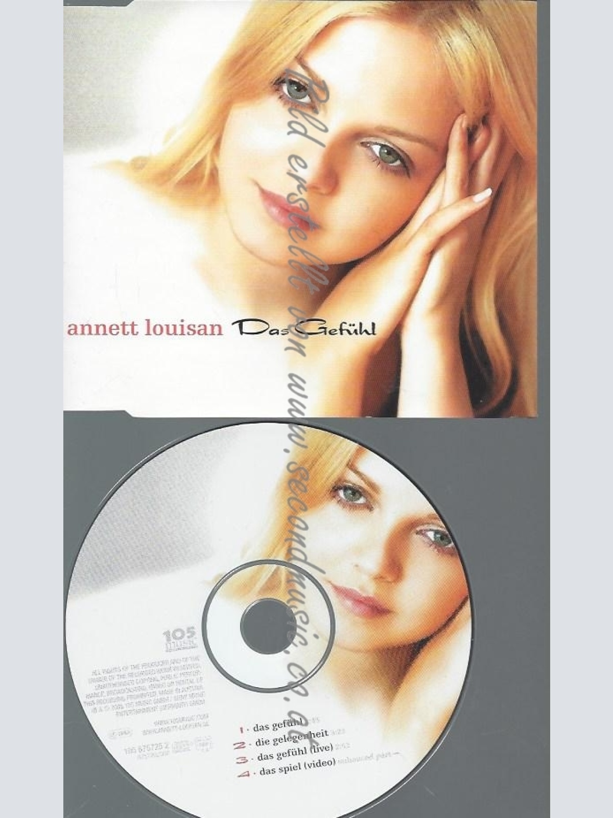 CD--ANNETT LOUISAN--DAS GEFÜHL | SINGLE