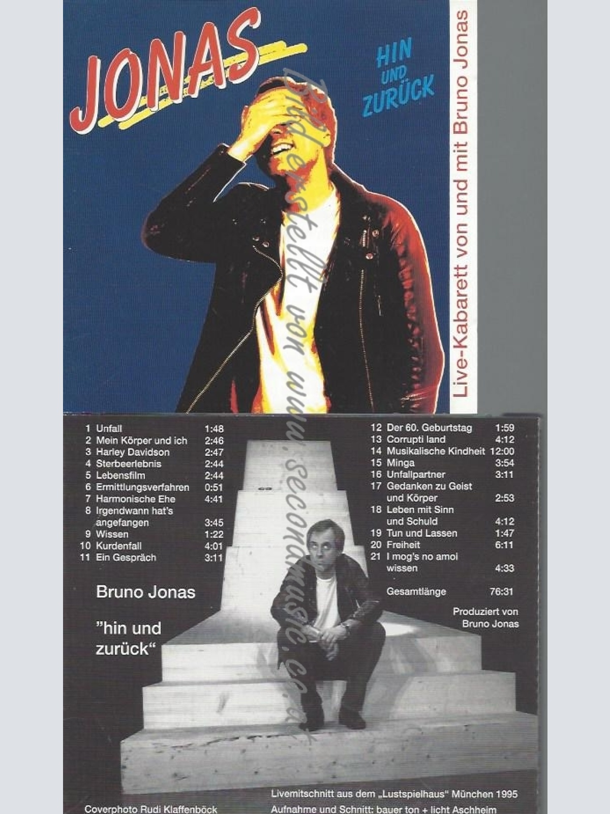 CD--JONAS--HIN UND ZURÜCK