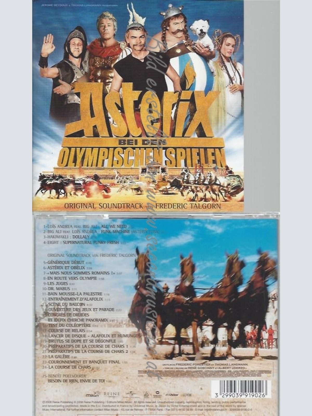 CD--OST UND VARIOUS--ASTERIX BEI DEN OLYMPISCHEN SPIELEN