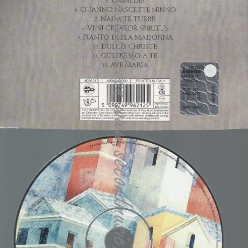 CD--PERGOLESI, MONTEVERDI, GOUNOD U.A.-/ MINA--DALLA TERRA -LIEDER