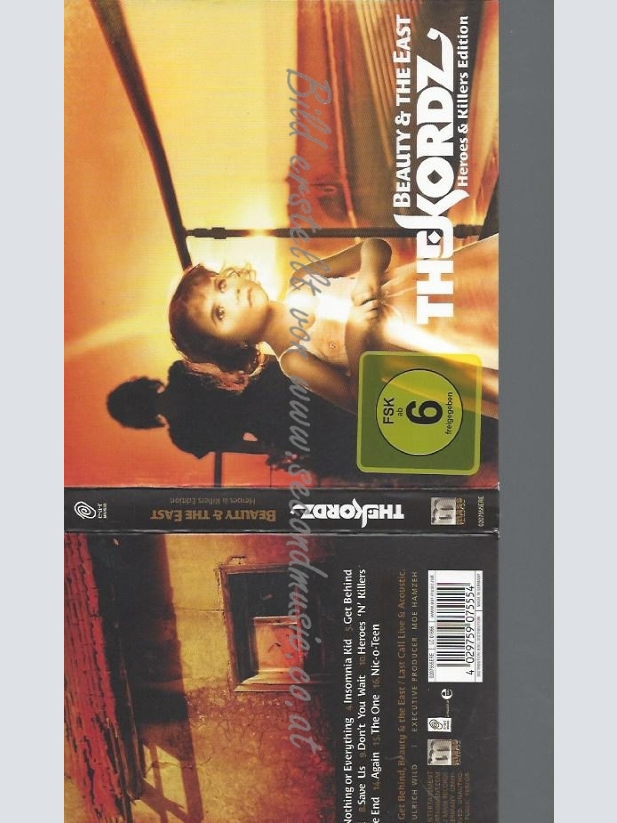 CD--THE KORDZ--BEAUTY & THE EAST -HEROES AND KILLERS EDITION- | CD+DVD
