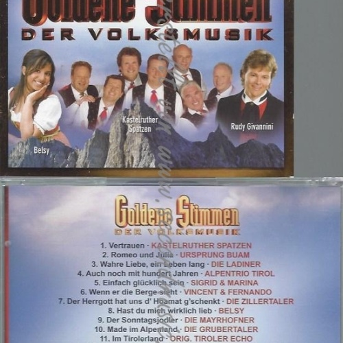 CD--VARIOUS--GOLDENE STIMMEN DER VOLKSMUSIK