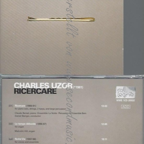 CD--VARIOUS UND UZOR,CHARLES--CHARLES UZOR: RICERCARE