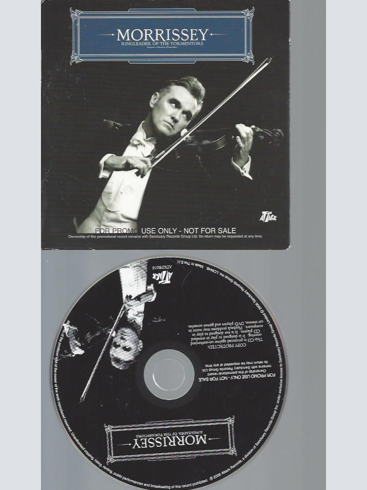 CD--MORRISSEY--RINGLEADER OF THE TORMENTORS --PROMO