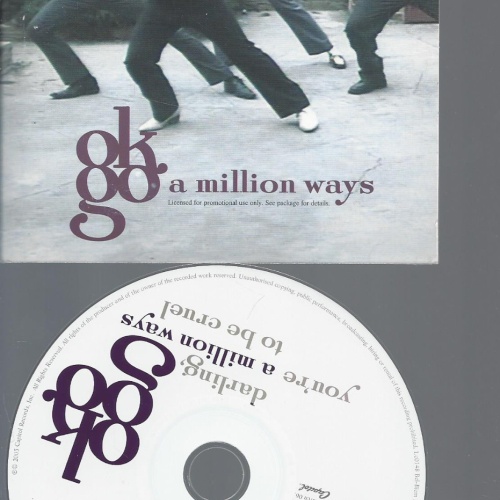 CD--OK GO--A MILLION WAYS   --PROMO