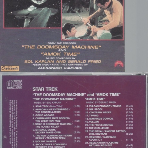 CD--GENE RODDENBERRY--STAR TREK--TV SOUNDTRACK
