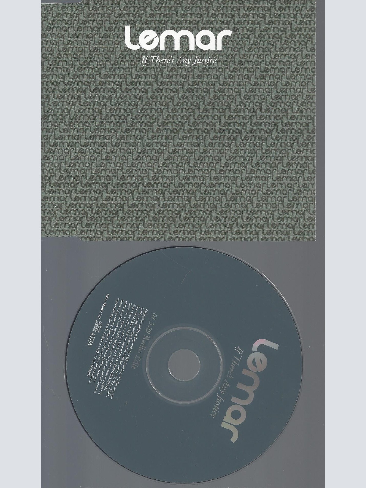 CD--LEMAR--IF THERE'S ANY JUSTICE --PROMO