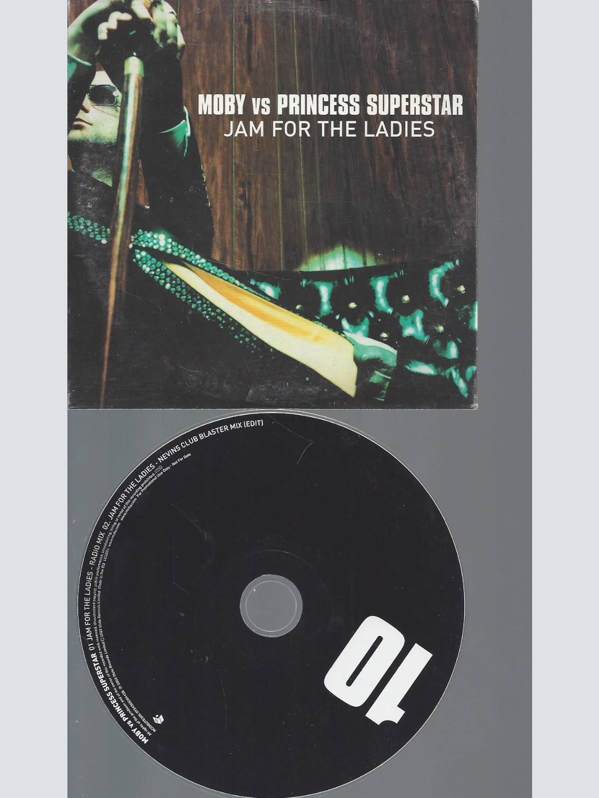CD--MOBY VS PRINCESS SUPERSTAR JAM FOR THE LADIES--PROMO