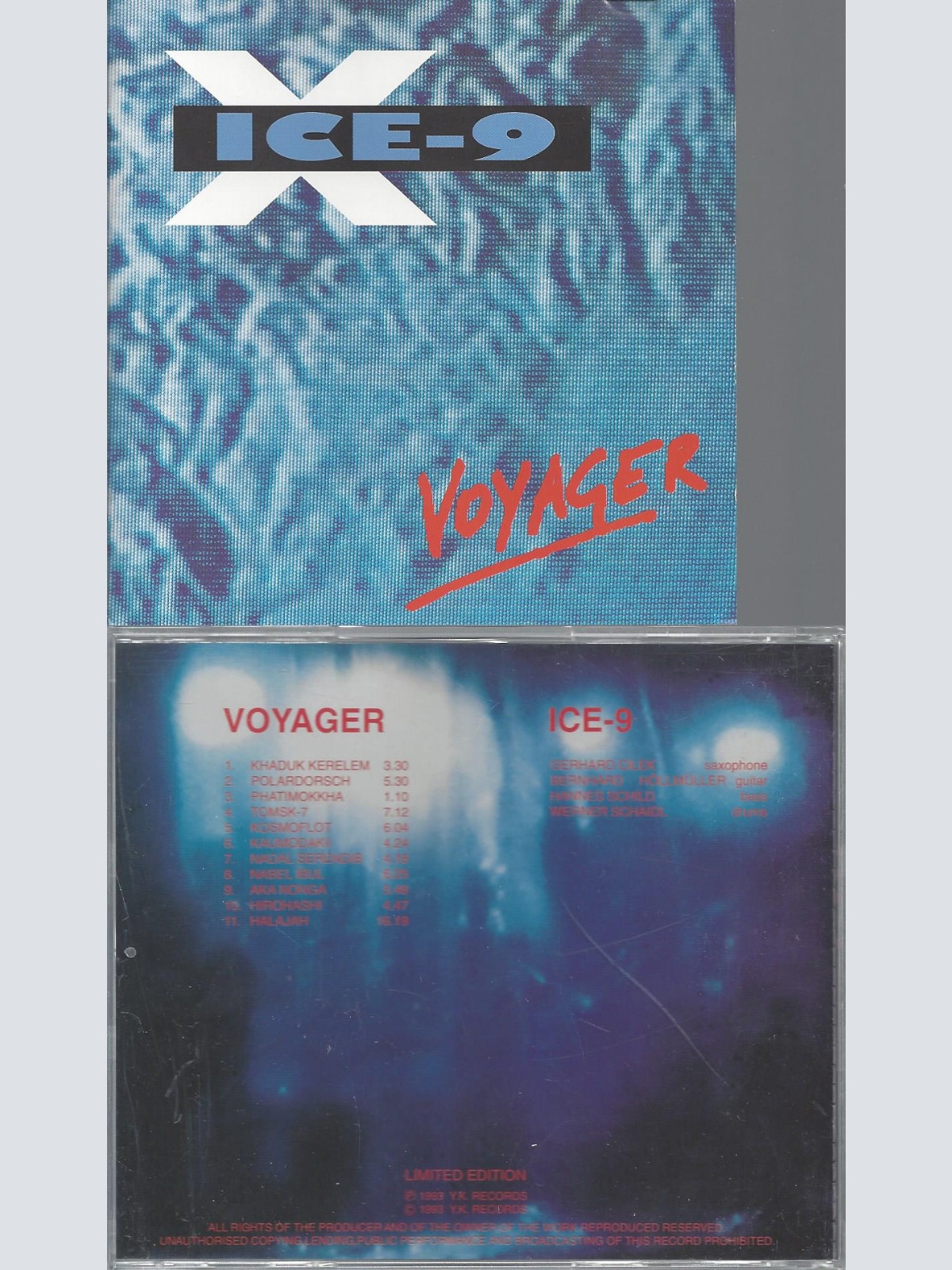 CD--ICE-9  VOYAGER--LIMITED ONLY 500 COPIES