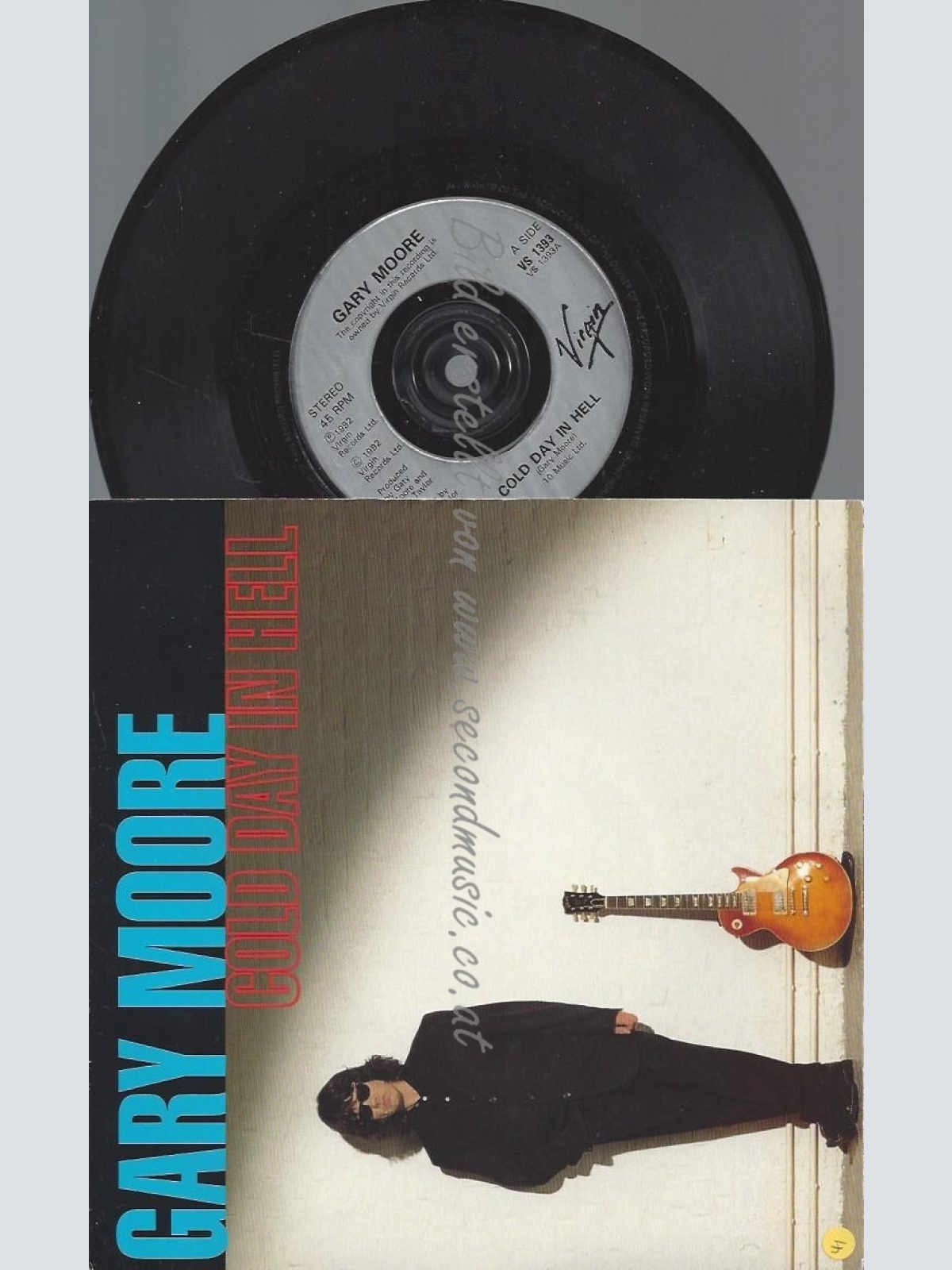 7"--GARY MOORE--COLD DAY IN HELL