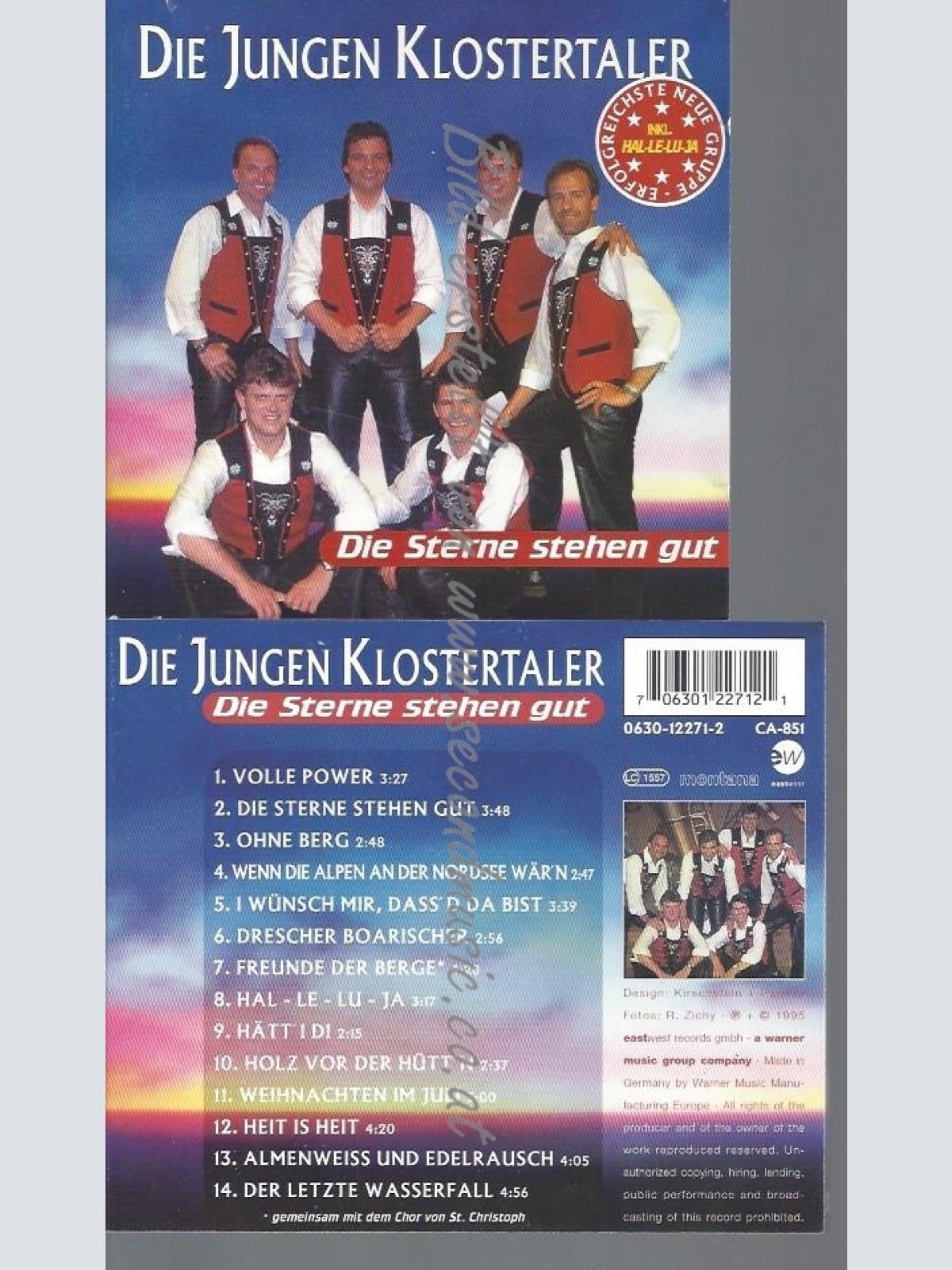 CD--JUNGEN KLOSTERTALER--DIE STERNE STEHEN GUT