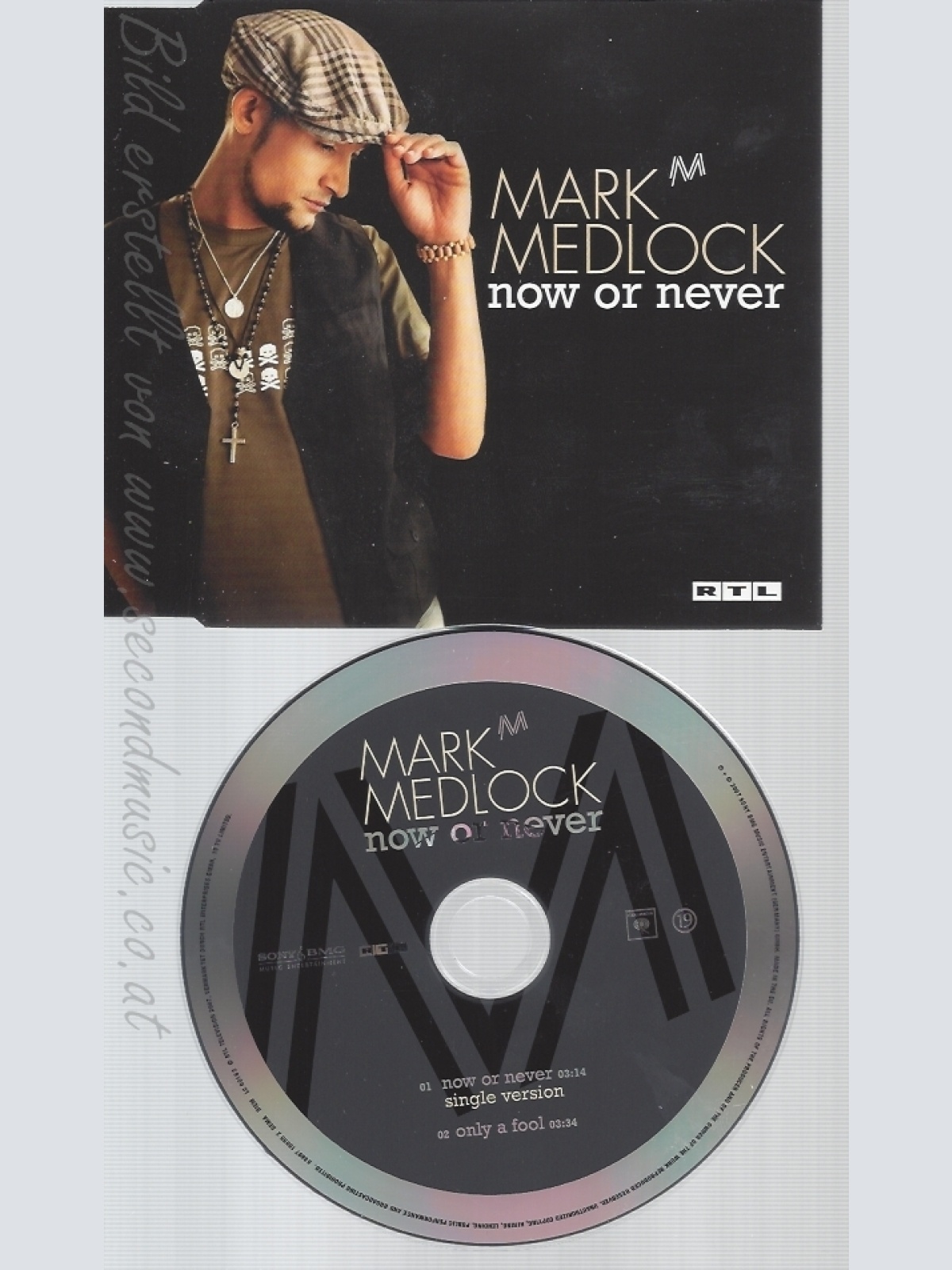 CD--MARK MEDLOCK--NOW OR NEVER -2-TRACK- | SINGLE