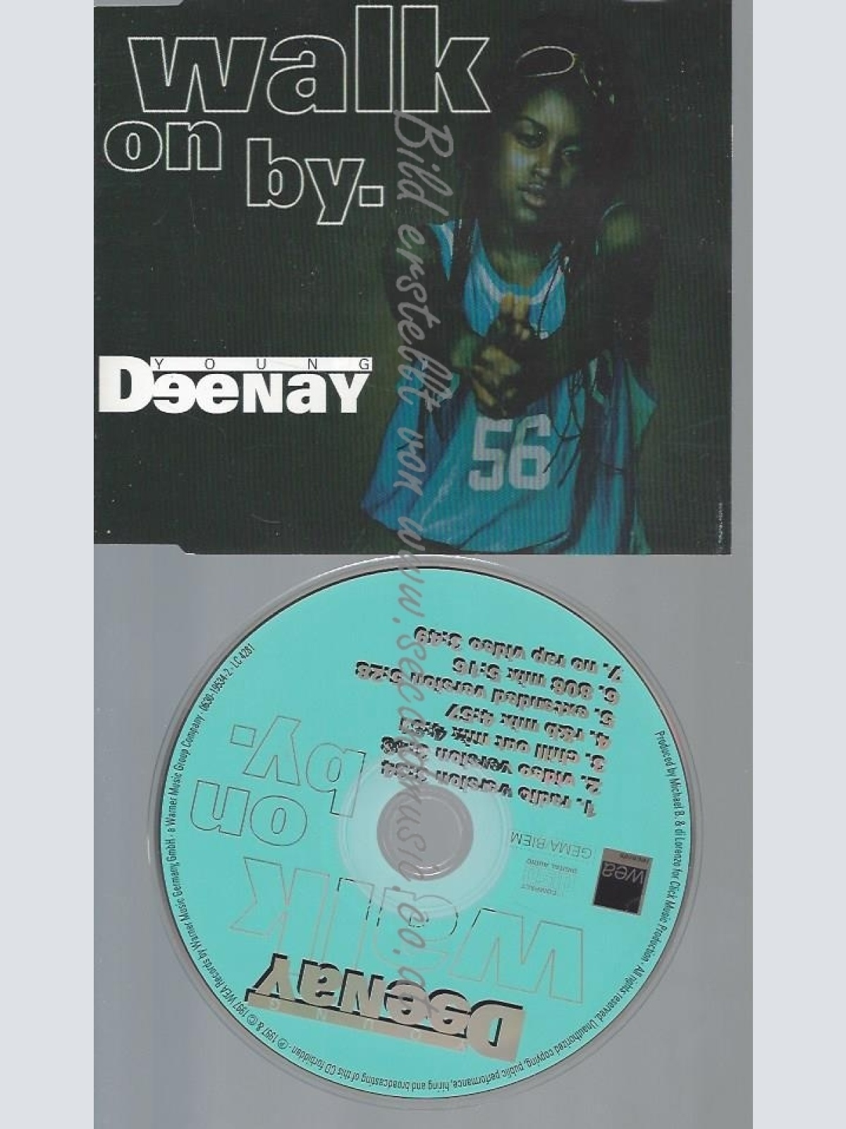 CD--YOUNG DEENAY--WALK ON BY | SINGLE