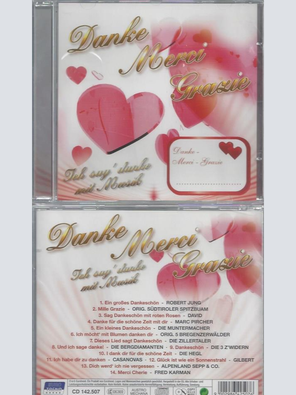 CD--VARIOUS--DANKE-MERCI-GRAZIE