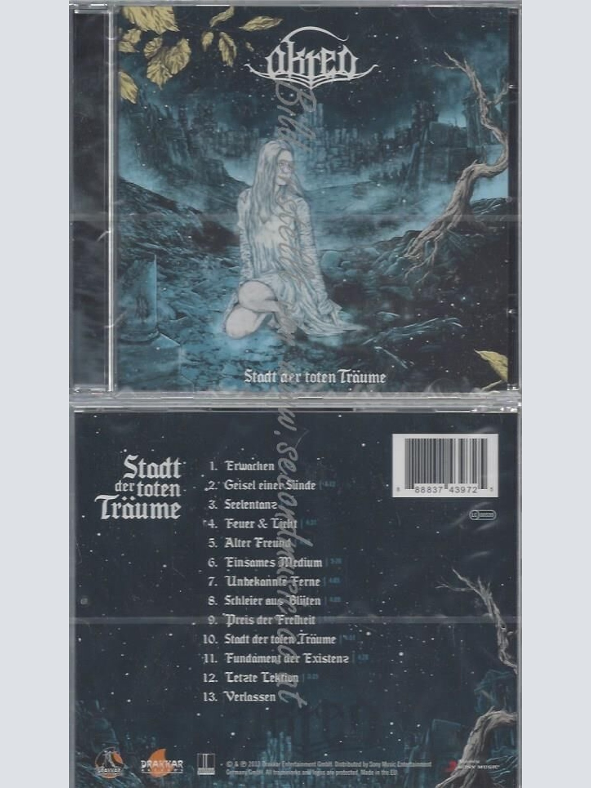 CD--AKREA--STADT DER TOTEN TRÄUME