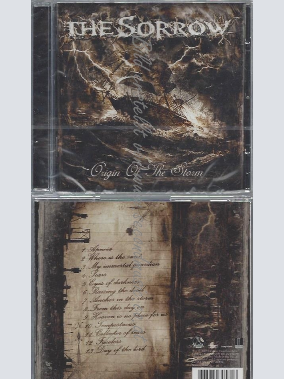 CD--THE SORROW--ORIGIN OF THE STORM