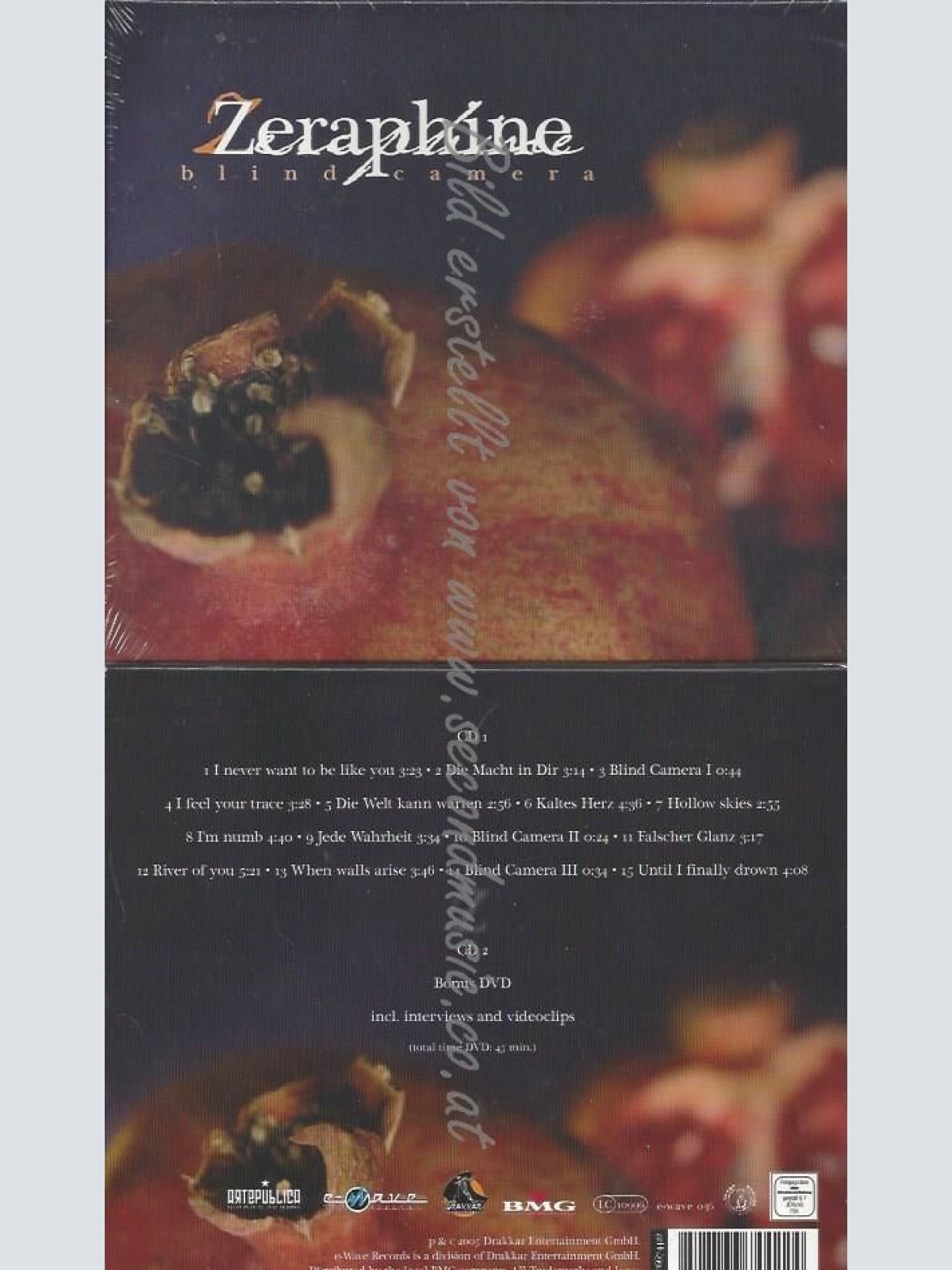 CD--ZERAPHINE--BLIND CAMERA -LIMITED EDITION MIT BONUS-DVD- | CD+DVD