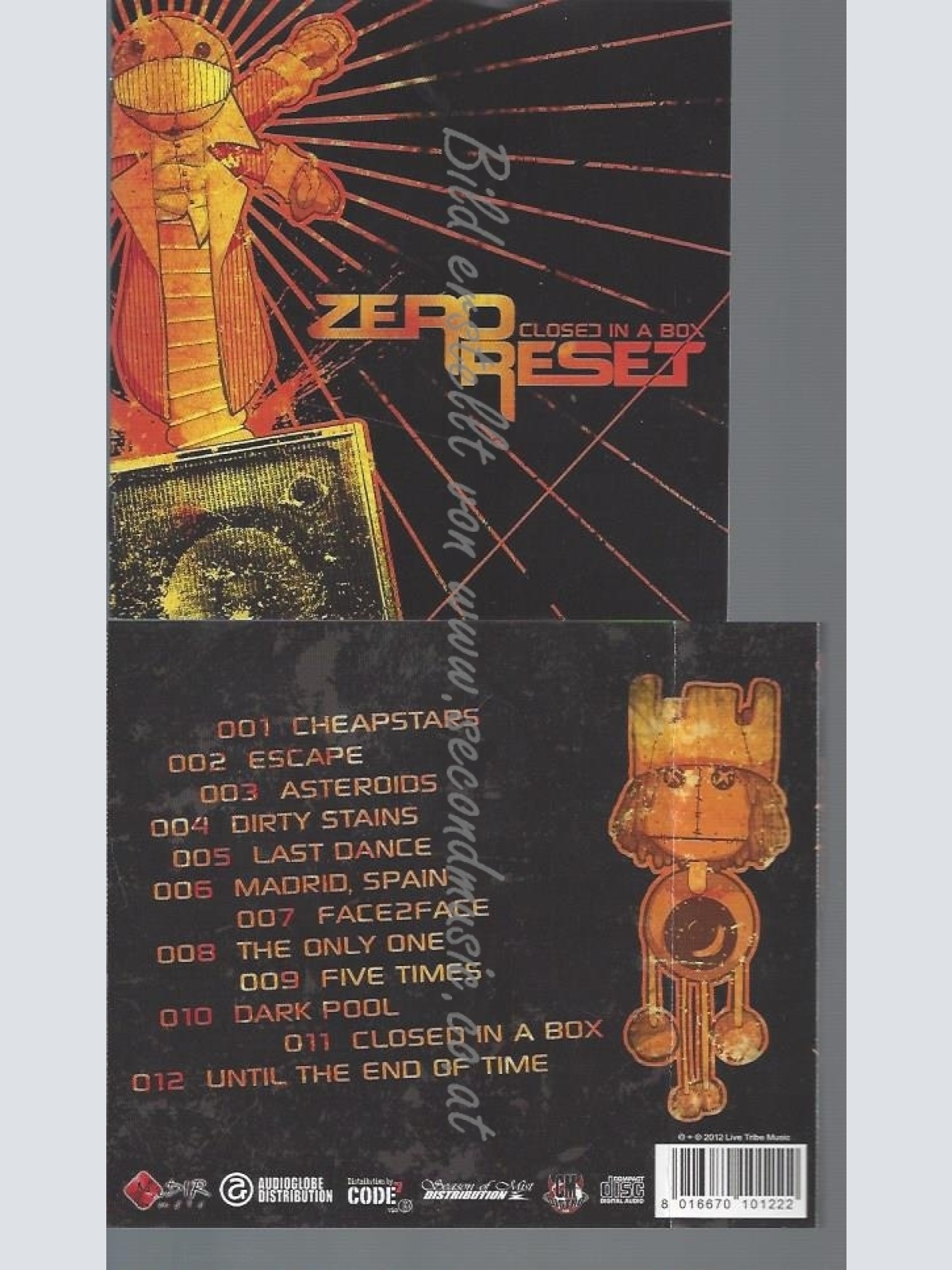 CD--0 RESET--CLOSED IN A BOX--ZERO