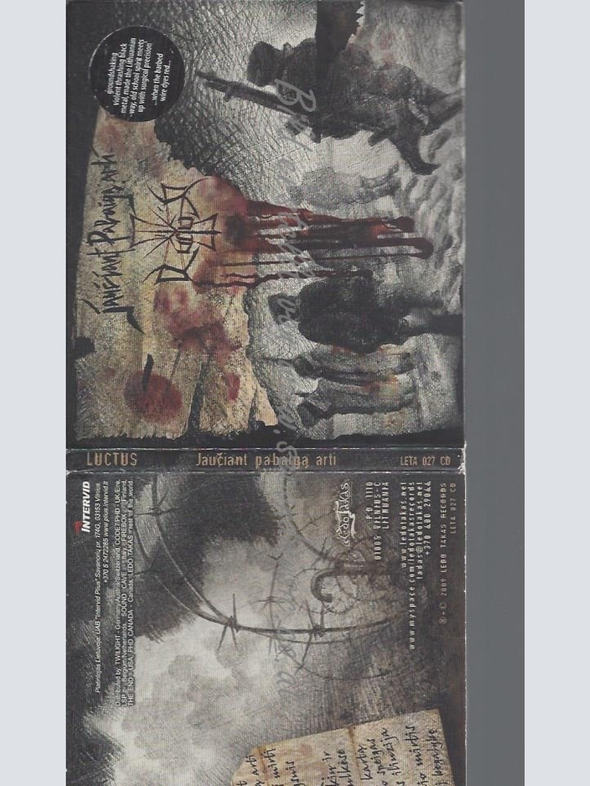 CD--LUCTUS--JAUCIANT PABAIGA ARTI