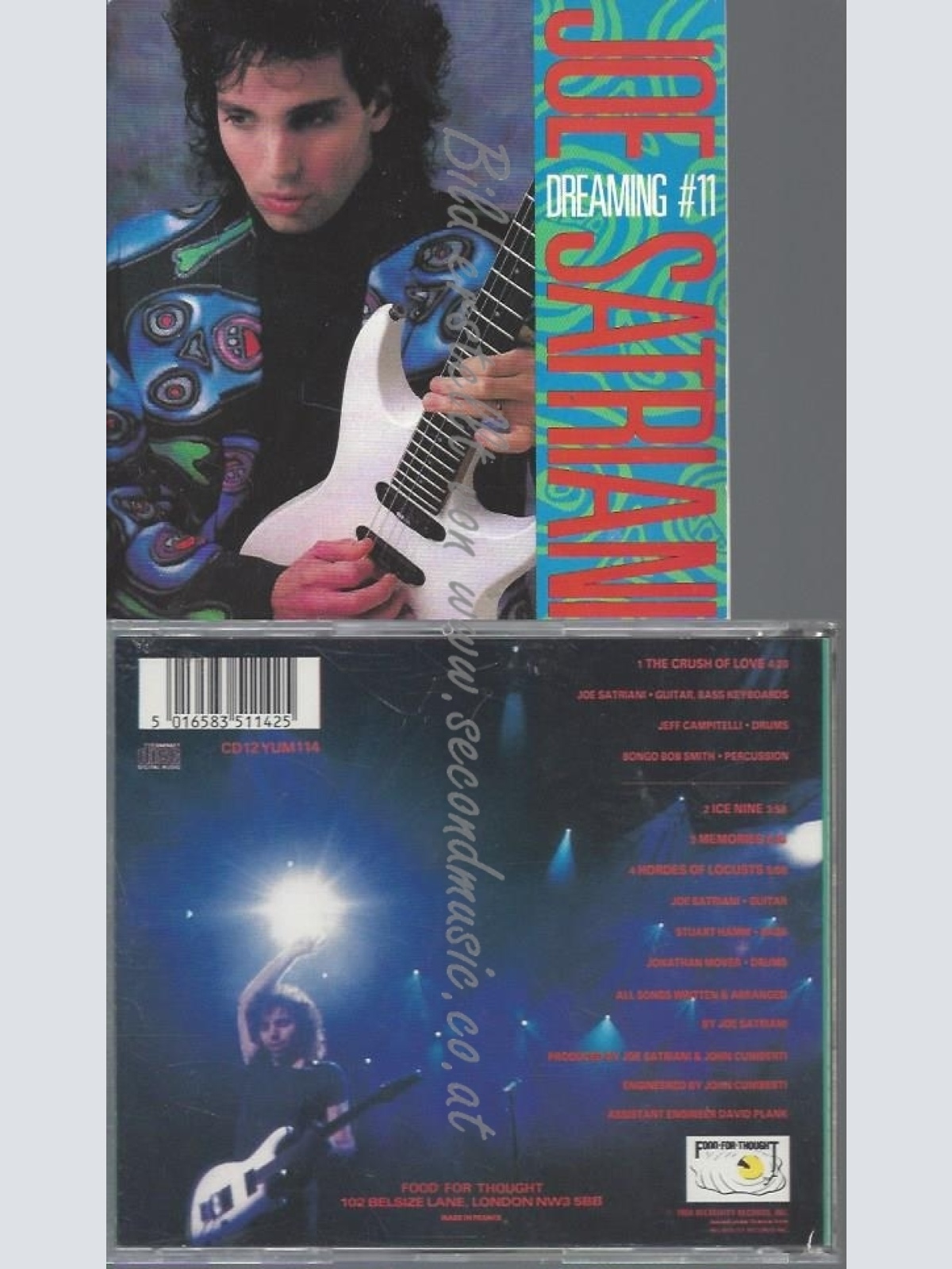 CD--JOE SATRIANI--DREAMING #11IMPORT
