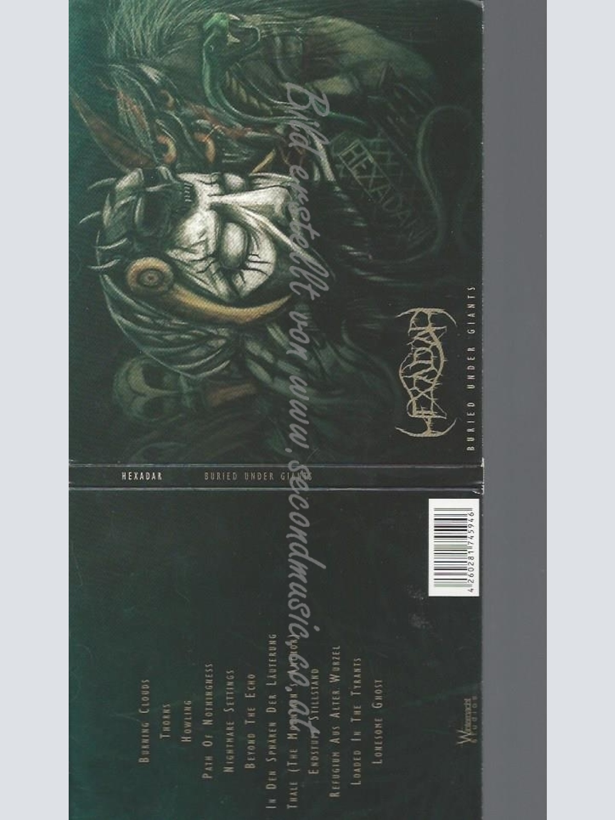 CD--HEXADAR--BURIED UNDER GIANTS