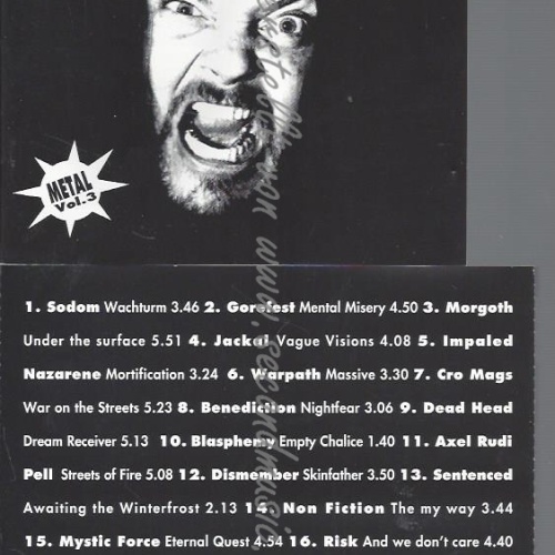 CD--VARIOUS--ICH ZAHL' NICHT MEHR "HEAVY 3"-SODOM-AXEL RUDI PELL--DEAD HEAD