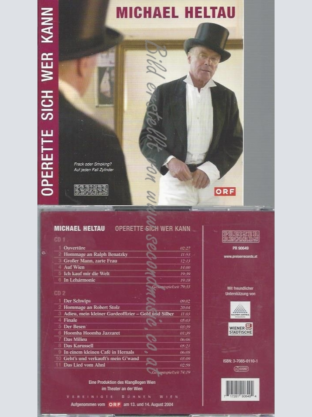 CD--MICHAEL HELTAU UND VARIOUS 2CD -- OPERETTE SICH WER KANN
