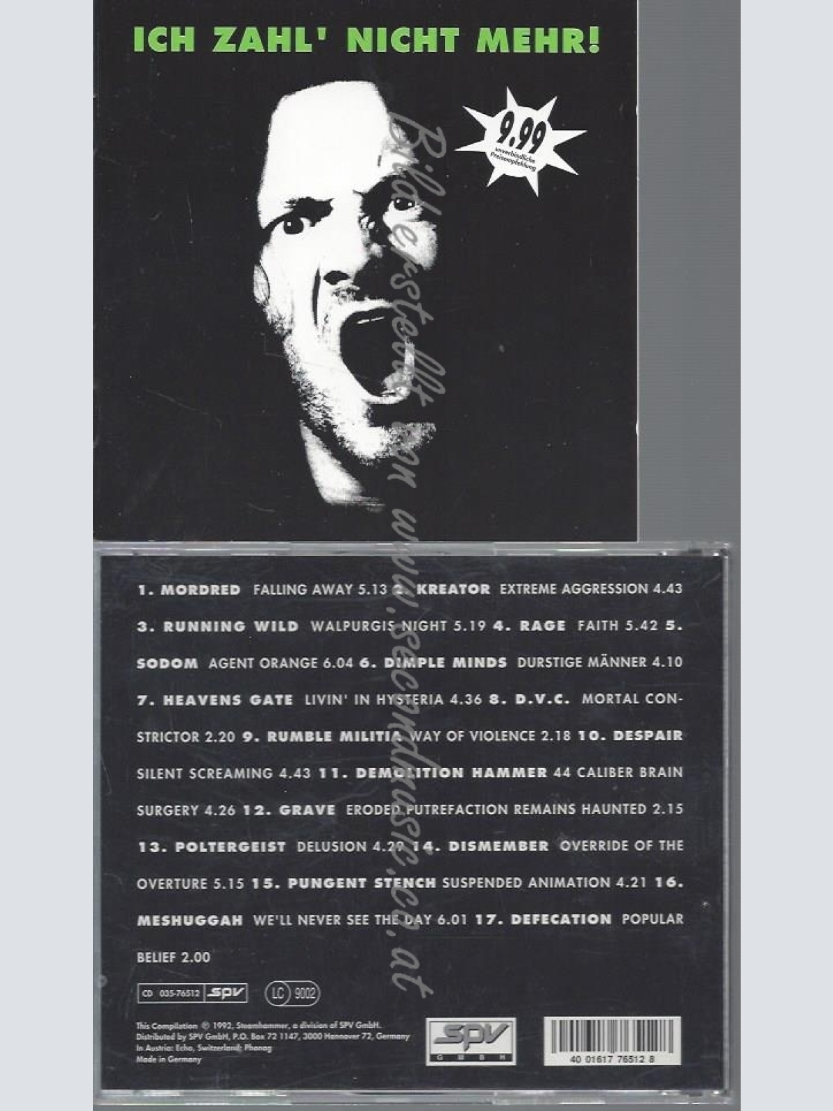 CD--VARIOUS--ICH ZAHL' NICHT MEHR "HEAVY 1"