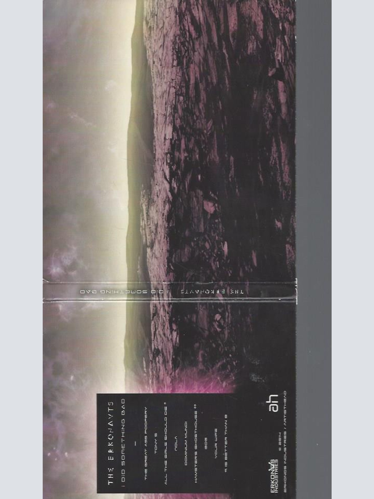 CD-THE ERKONAUTS I DID SOMETHING BAD