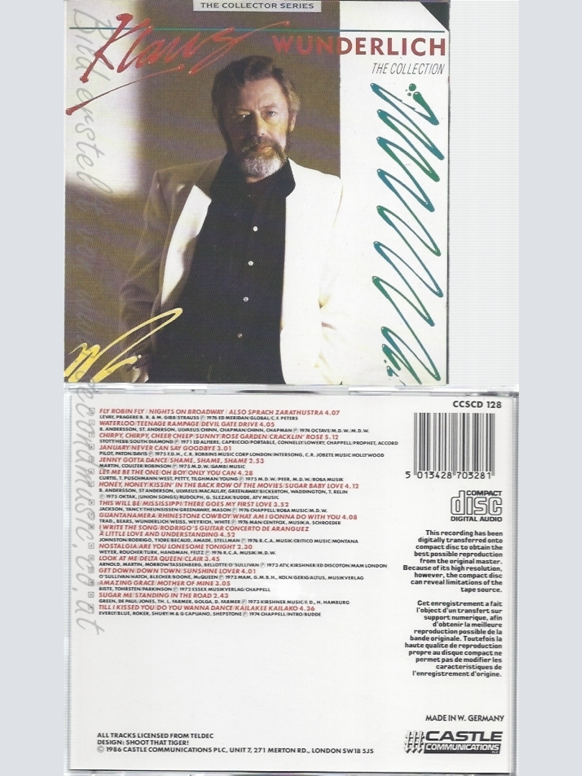 CD--KLAUS WUNDERLICH----THE COLECTION