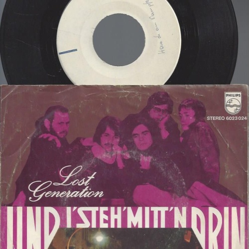 7" LOST GENERATION--I STEH MITT'N DRIN --MUSTERPLATTE