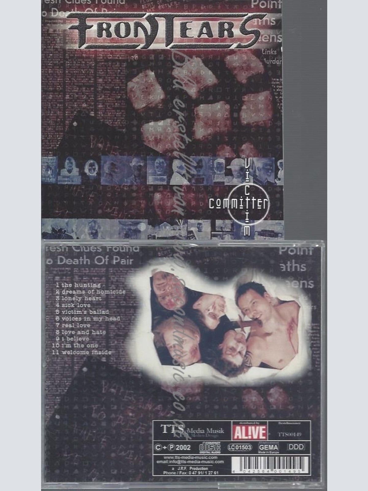 CD--VICTIM/ FRONTEARS--COMMITER