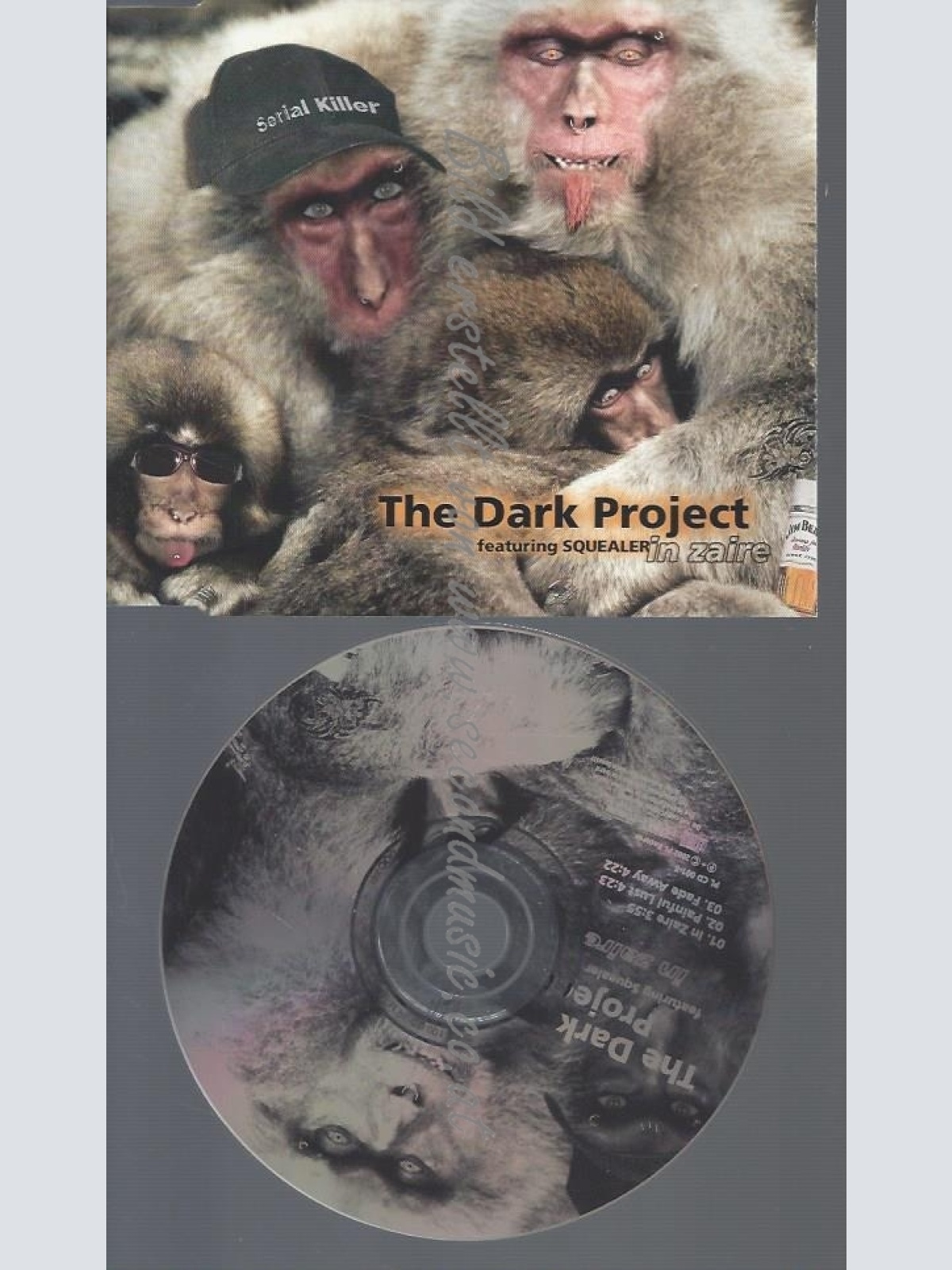 CD--THE DARK PROJECT FEAT SQUEALER--IN ZAIRE
