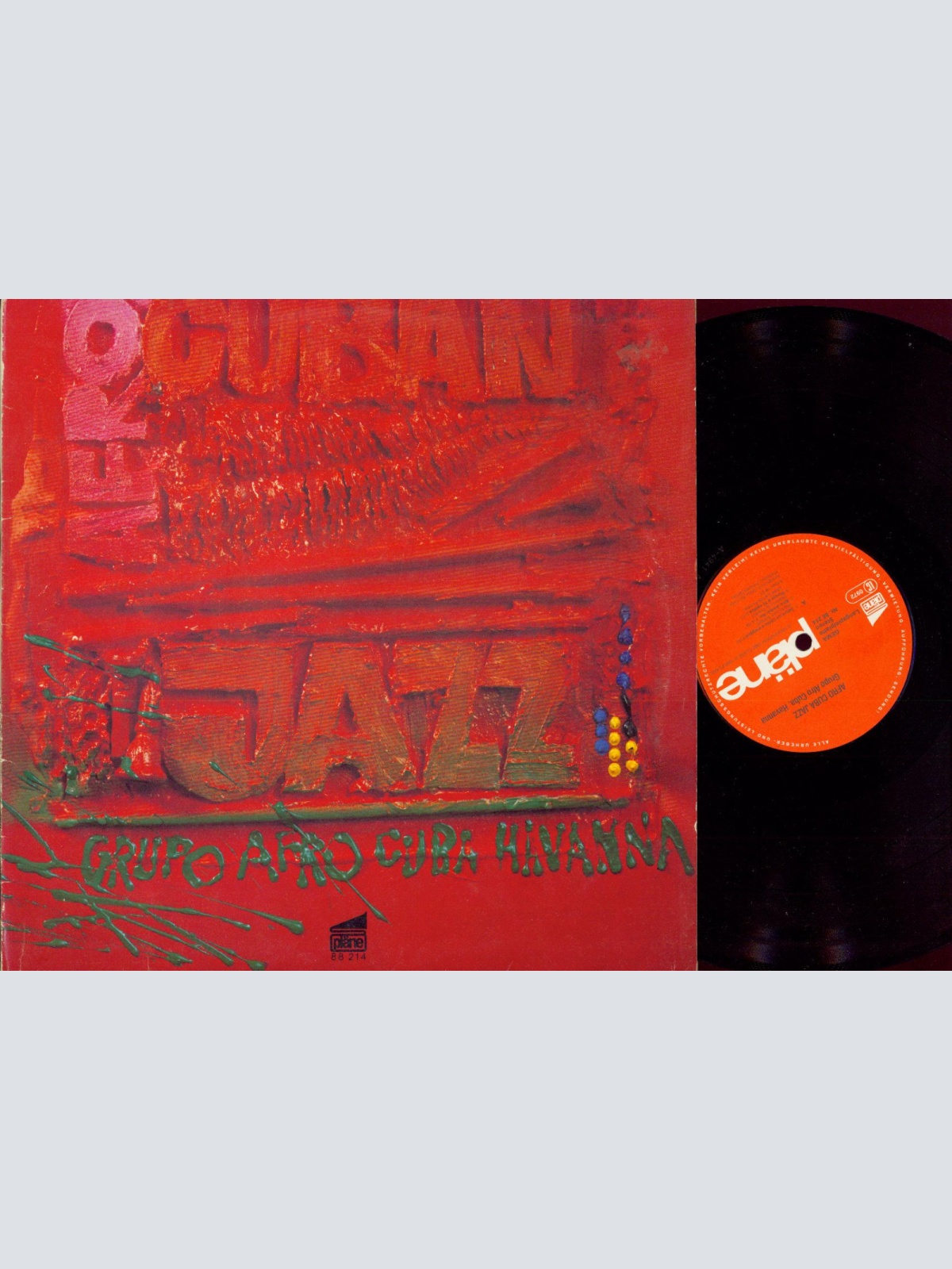 LP-GRUPO AFRO CUBA HAVANNA--AFRO CUBA JAZZ