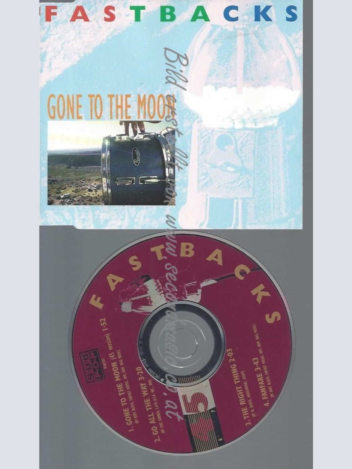 CD--FASTBACKS--GONE TO THE MOON EP
