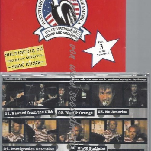 CD--THE SHOCKS--BANNED FROM THE USA -EP+VIDEO- | EP