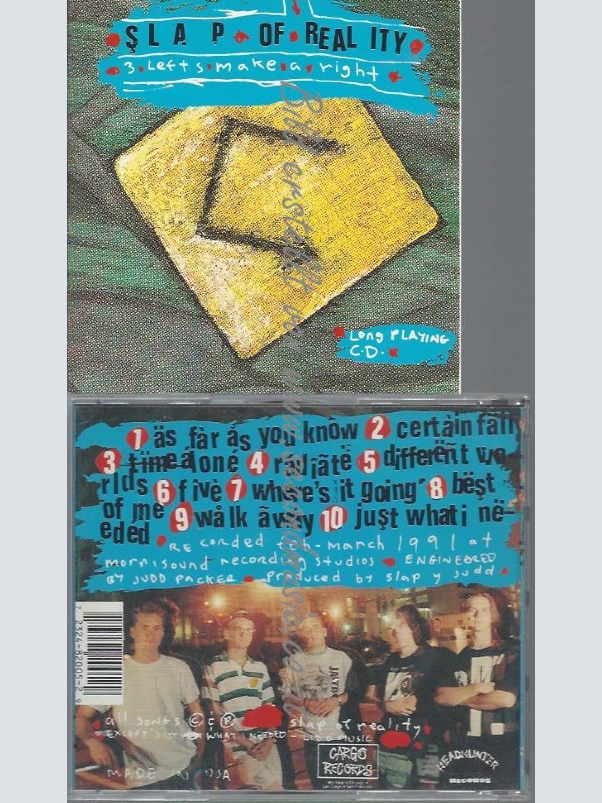 CD--SLAP OF REALITY-- 3 LEFTS MAKE A RIGHT |