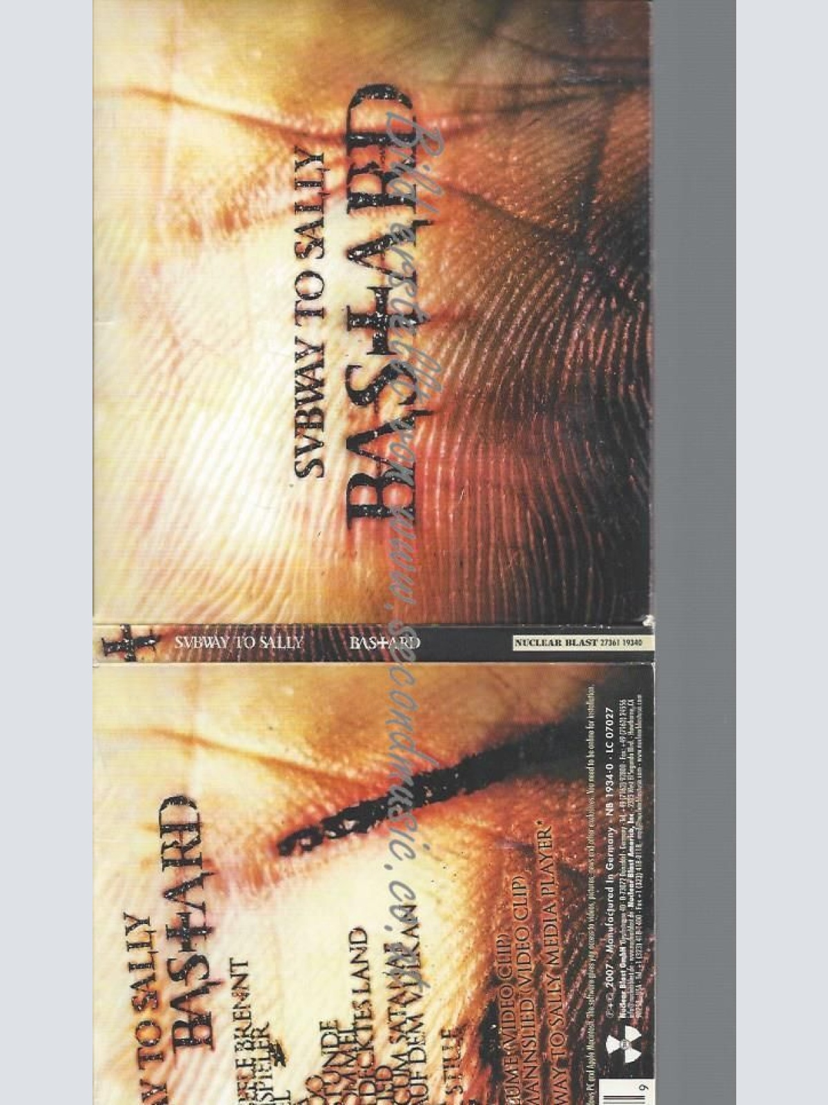 CD--SUBWAY TO SALLY--BASTARD -DIGIPACK- | LIMITED EDITION