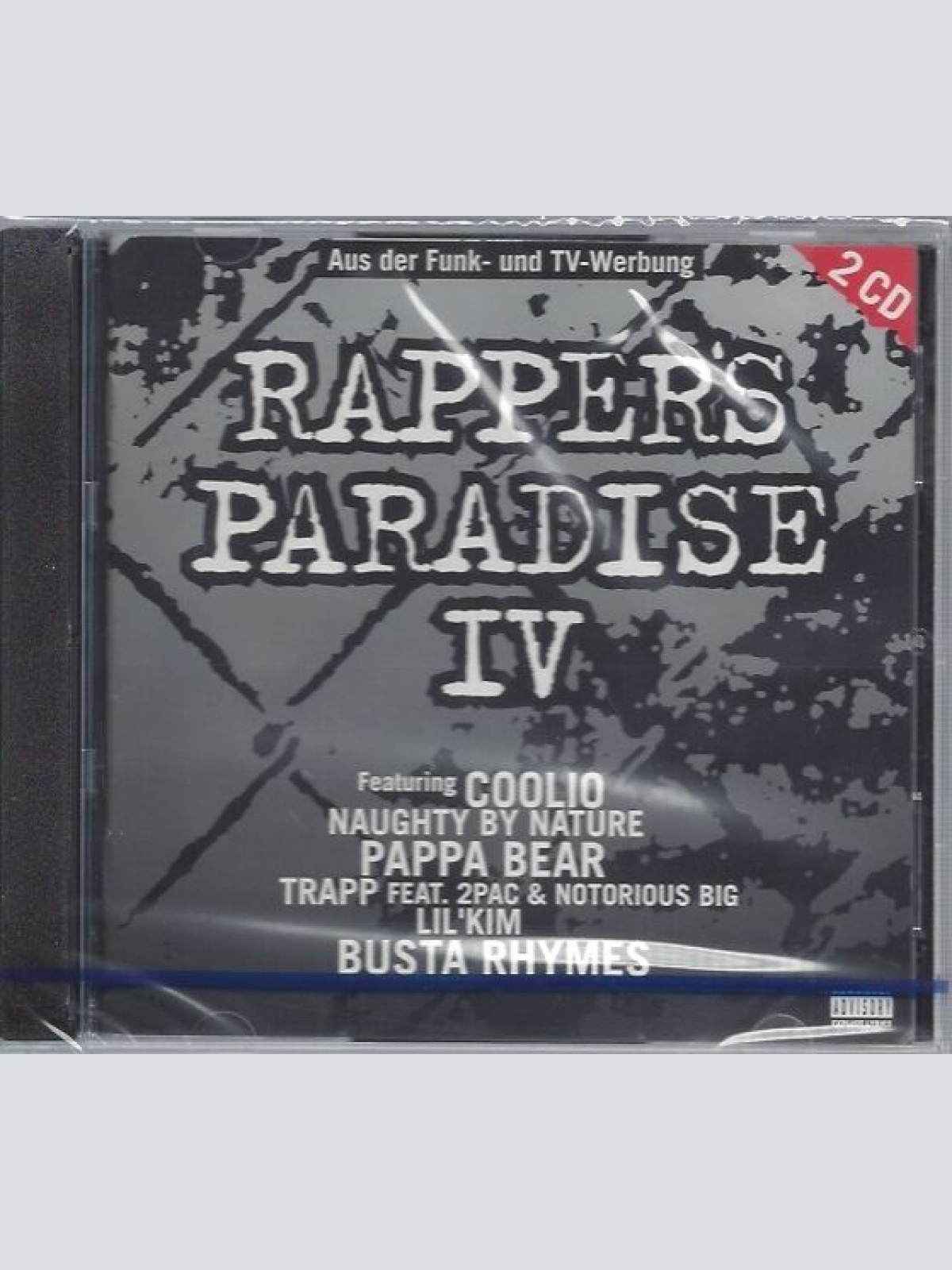 CD--NM-SEALED-VARIOUS -1997- - DOPPEL-CD -- RAPPER'S PARADISE IV