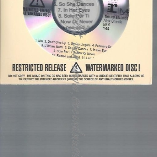 PROMO CD--JOE GIBBS--AWAKE--11TR--NEU