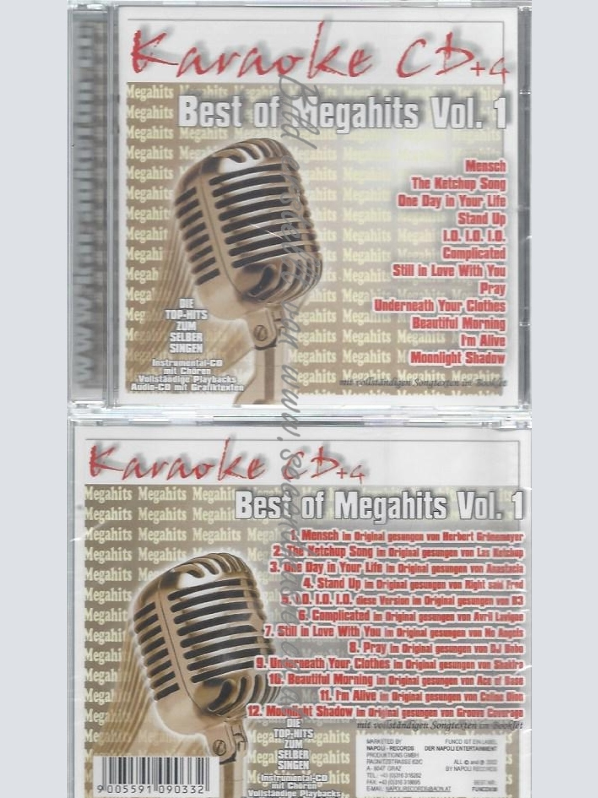 CD---BEST OF MEGAHITS VOL.1 - KARAOKE | KARAOKE
