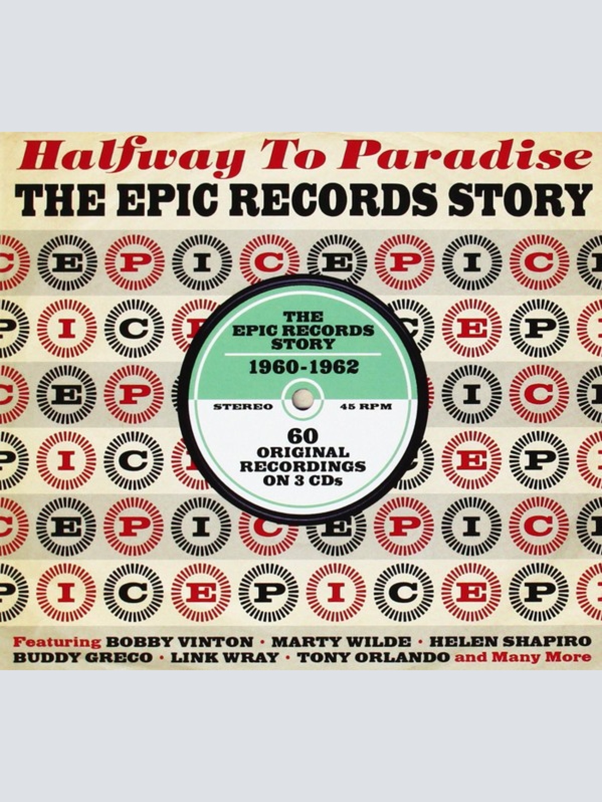 3xCD, Comp Various - Halfway To Paradise - The Epic Records Story